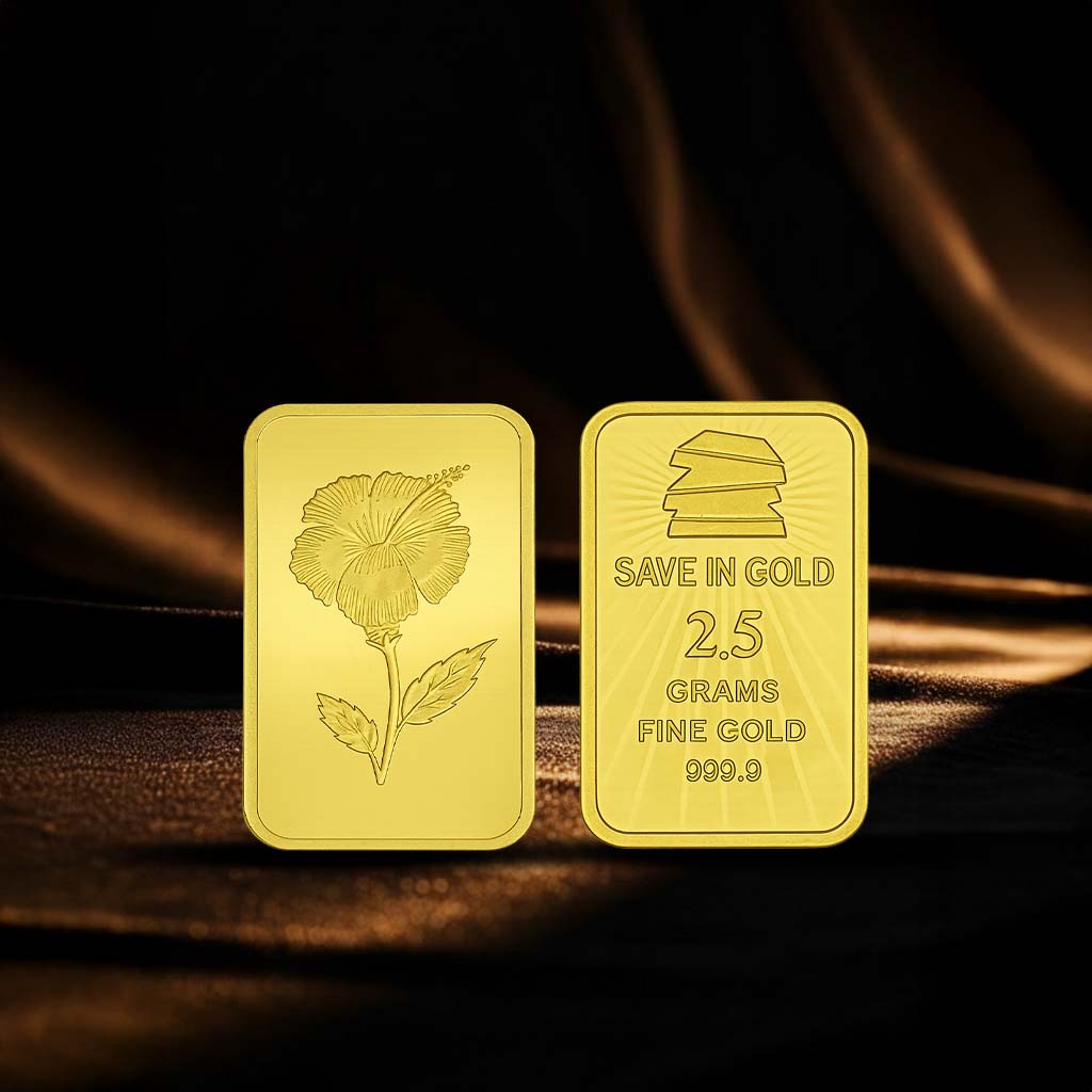 2.5 Grams Flower Gold Bar